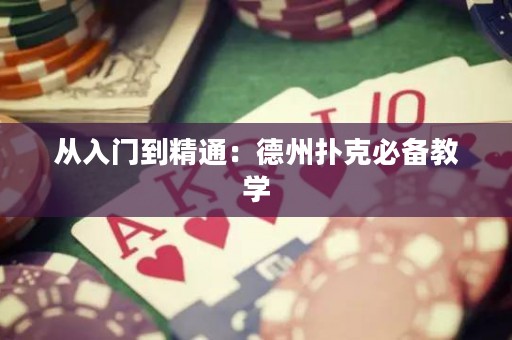 從入門(mén)到精通：德州撲克必備教學(xué)