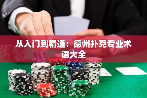 從入門到精通：德州撲克專業(yè)術(shù)語大全