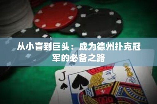從小盲到巨頭：成為德州撲克冠軍的必備之路