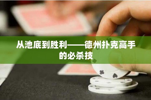 從池底到勝利——德州撲克高手的必殺技
