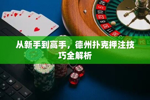 從新手到高手，德州撲克押注技巧全解析