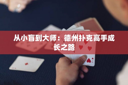 從小盲到大師：德州撲克高手成長之路