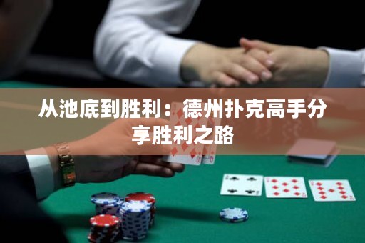 從池底到勝利：德州撲克高手分享勝利之路