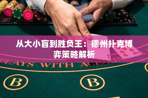 從大小盲到勝負(fù)王：德州撲克博弈策略解析