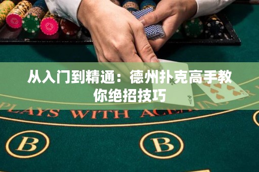 從入門到精通：德州撲克高手教你絕招技巧