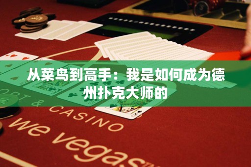 從菜鳥到高手：我是如何成為德州撲克大師的