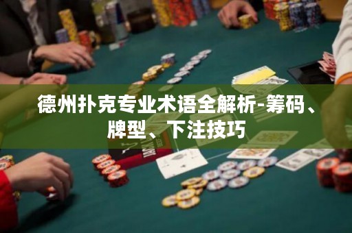 德州撲克專(zhuān)業(yè)術(shù)語(yǔ)全解析-籌碼、牌型、下注技巧