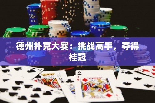 德州撲克大賽：挑戰(zhàn)高手，奪得桂冠
