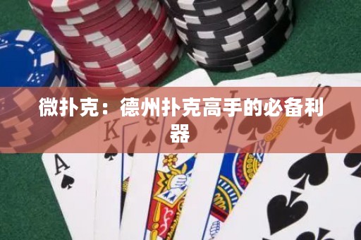 微撲克：德州撲克高手的必備利器