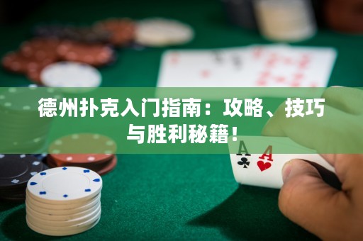 德州撲克入門指南：攻略、技巧與勝利秘籍！