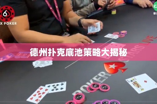 德州撲克底池策略大揭秘