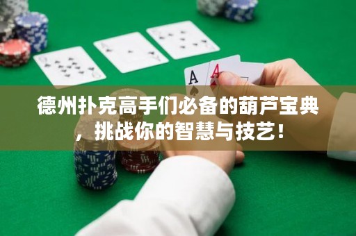 德州撲克高手們必備的葫蘆寶典，挑戰(zhàn)你的智慧與技藝！