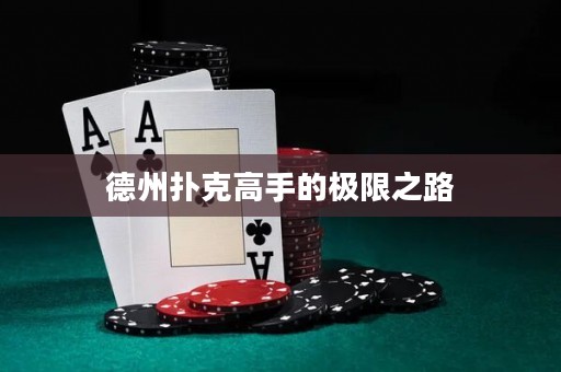 德州撲克高手的極限之路