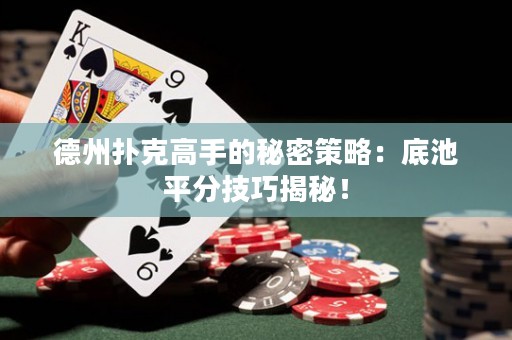 德州撲克高手的秘密策略：底池平分技巧揭秘！
