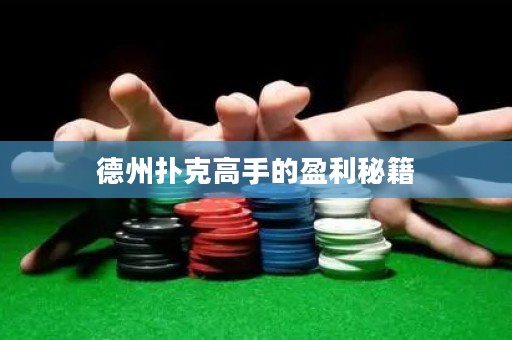德州撲克高手的盈利秘籍