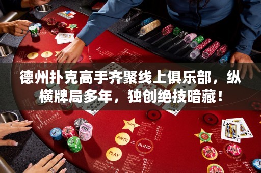 德州撲克高手齊聚線上俱樂部，縱橫牌局多年，獨創(chuàng)絕技暗藏！