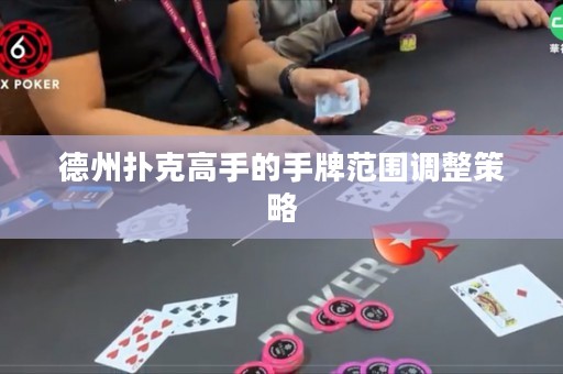 德州撲克高手的手牌范圍調(diào)整策略