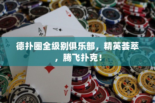 德?lián)淙θ墑e俱樂部，精英薈萃，騰飛撲克！