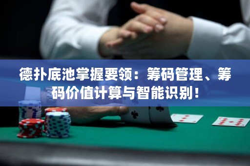 德?lián)涞壮卣莆找I(lǐng)：籌碼管理、籌碼價(jià)值計(jì)算與智能識(shí)別！