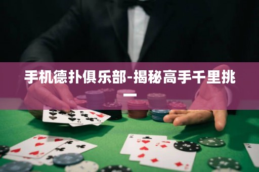 手機(jī)德?lián)渚銟凡?揭秘高手千里挑一