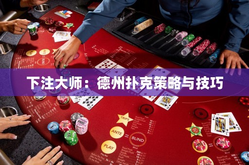 下注大師：德州撲克策略與技巧