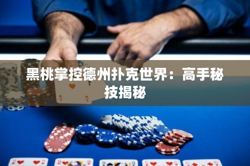 黑桃掌控德州撲克世界：高手秘技揭秘