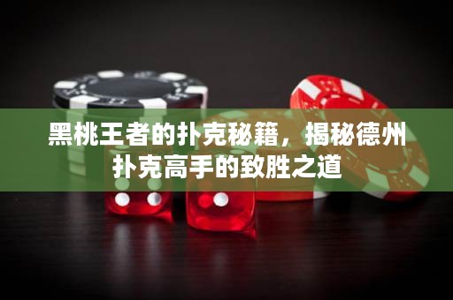 黑桃王者的撲克秘籍，揭秘德州撲克高手的致勝之道