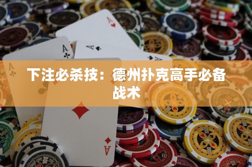 下注必殺技：德州撲克高手必備戰(zhàn)術