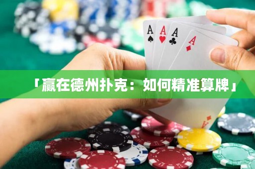 「贏在德州撲克：如何精準(zhǔn)算牌」