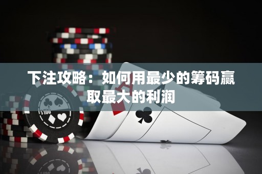 下注攻略：如何用最少的籌碼贏取最大的利潤(rùn)