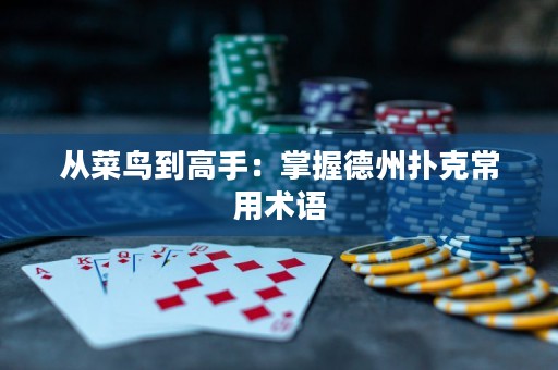 從菜鳥到高手：掌握德州撲克常用術(shù)語