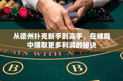 從德州撲克新手到高手，在牌局中賺取更多利潤(rùn)的秘訣