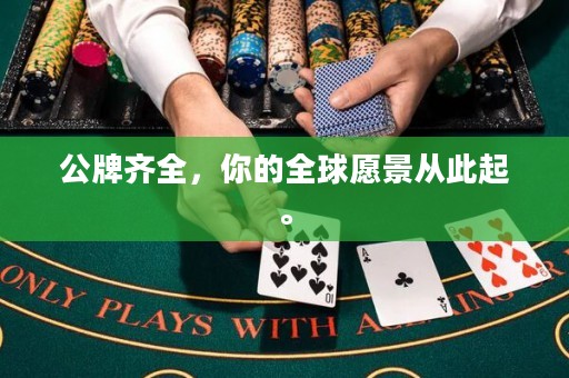 公牌齊全，你的全球愿景從此起。