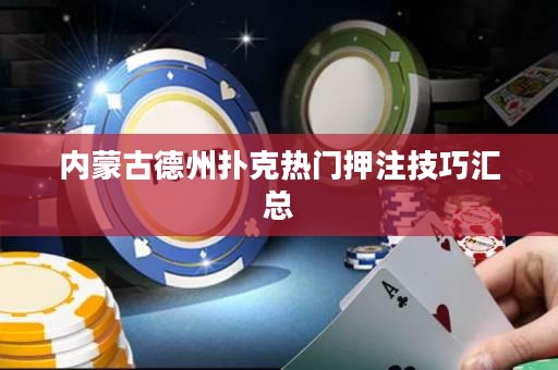內(nèi)蒙古德州撲克熱門押注技巧匯總