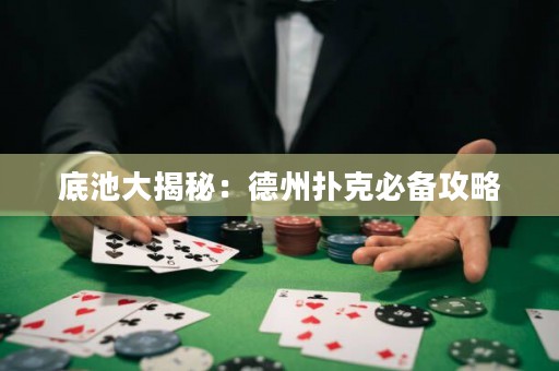 底池大揭秘：德州撲克必備攻略
