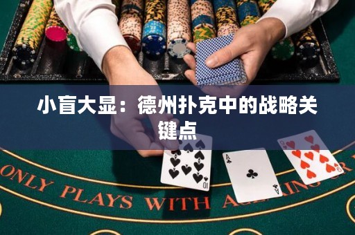 小盲大顯：德州撲克中的戰(zhàn)略關(guān)鍵點(diǎn)
