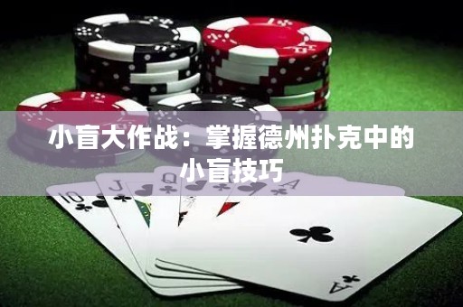 小盲大作戰(zhàn)：掌握德州撲克中的小盲技巧