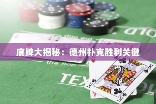 底牌大揭秘：德州撲克勝利關(guān)鍵