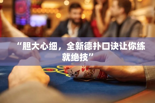 “膽大心細(xì)，全新德?lián)淇谠E讓你練就絕技”