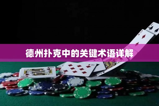 德州撲克中的關(guān)鍵術(shù)語(yǔ)詳解