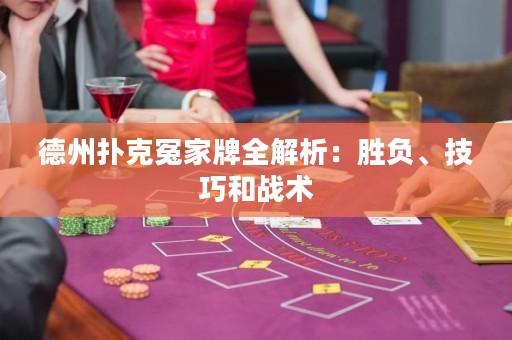 德州撲克冤家牌全解析：勝負(fù)、技巧和戰(zhàn)術(shù)