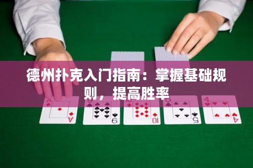 德州撲克入門指南：掌握基礎(chǔ)規(guī)則，提高勝率