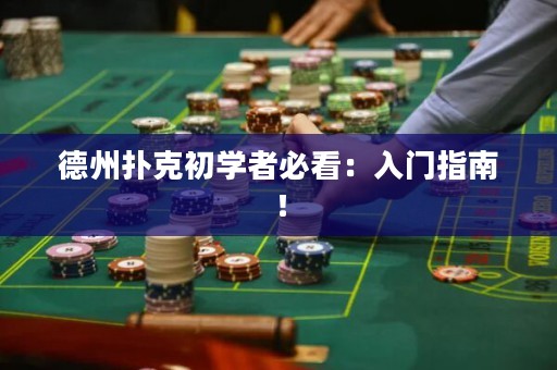 德州撲克初學(xué)者必看：入門指南！
