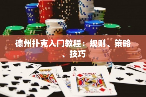 德州撲克入門教程：規(guī)則、策略、技巧