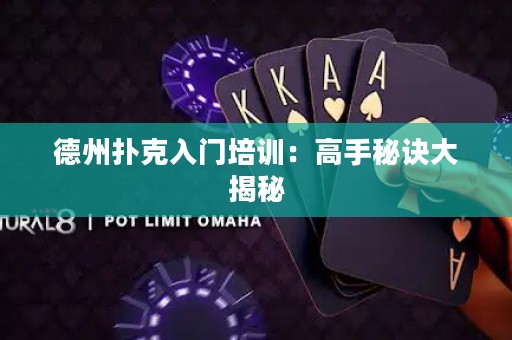 德州撲克入門培訓：高手秘訣大揭秘