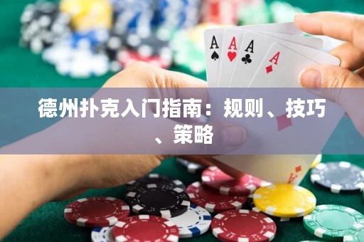 德州撲克入門指南：規(guī)則、技巧、策略