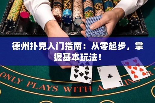 德州撲克入門指南：從零起步，掌握基本玩法！