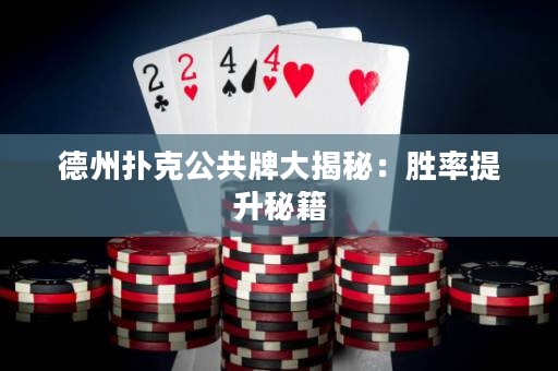 德州撲克公共牌大揭秘：勝率提升秘籍