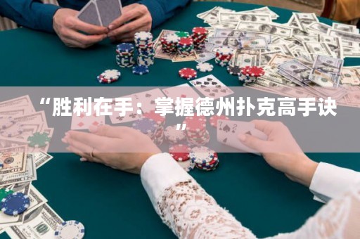 “勝利在手：掌握德州撲克高手訣”