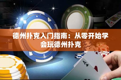 德州撲克入門(mén)指南：從零開(kāi)始學(xué)會(huì)玩德州撲克